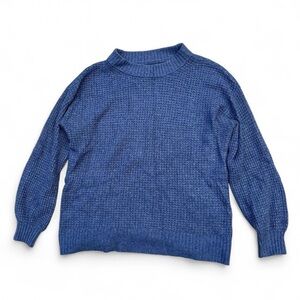 American Eagle Outfitters Heathered Blue Sweater